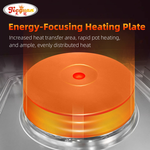 <span class=keywords><strong>เตา</strong></span>ไฟฟ้าเชิงพาณิชย์แบบมีเตา 4 หัวทรงกลม พร้อมตู้เก็บอุปกรณ์ทำอาหาร - Product Image 4