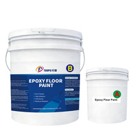 Peinture époxy industrielle haute résistance CE&ISO pour sols, revêtement liquide résistant à l'usure pour entrepôts, usines et ateliers