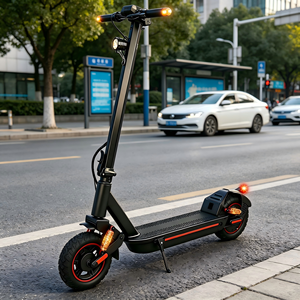 Patinete Eléctrico de Dos Ruedas de 10 Pulgadas para Viajes, Equipado con Neumáticos Tubeless de 750w 48v 13ah, Motor ES1024 de 750W Pro - Product Image 4