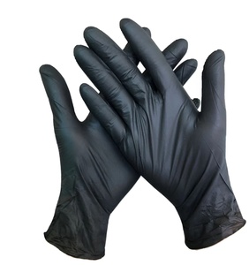 Gants de protection jetables en nitrile <span class=keywords><strong>noir</strong></span> composite, épais et durables, de qualité <span class=keywords><strong>alimentaire</strong></span>, pour la beauté, la restauration et l'usage domestique, vente en gros - Product Image 5