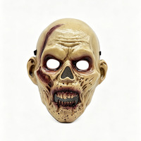 Masque intégral de vampire sanglant pour Halloween, masque d'horreur zombie effrayant, accessoire pour maison hantée ou escape room, masque de cosplay