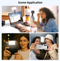 80 Led Téléphone Selfie Lumière 3000mah Rechargeable Clip Vidéo Lumière Ajustée 3 Modes Lumineux pour Téléphone Caméra Ordinateur Portable