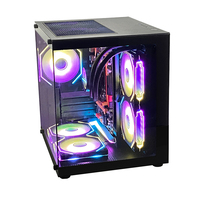 PCOOLING nueva moda gran oferta escritorio Atx caso alta calidad Gaming Computer Case Mid Tower Gaming Pc chasis