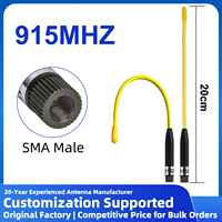 Antenne souple à longue portée verticale 915 MHz 10dBi avec connecteur S-MA mâle, entièrement flexible, pour modules sans fil IoT LoRa GT-800