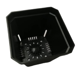 Pot de fleur moderne en plastique PP carré extra épais pour la maison jardinière de jardin pour suspendre les plateaux et couvercles de pépinière Version en carton - Product Image 3