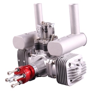 New RCGF 70cc Twin Cylinder Petrol/<b>Gasoline</b> Engine Dual Cylinder With Muffler/Igniton/Spark Plug for RC Model Airplane - Product Image 1