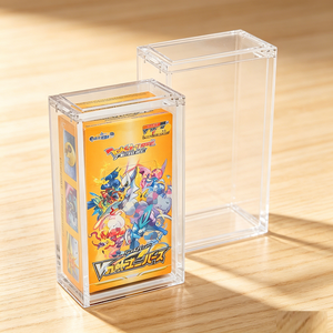 Custom Magnet Closure Clear Acrylic Display <b>Case</b> for <b>Small</b> Japanese Booster Boxes - Product Image 4