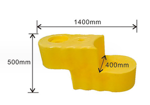 सुपर बड़ा 500 मिमी उच्च सुरक्षा दुर्घटना बाधा कार्टिंग रेसिंग बाधाओं कार्ट ट्रैक बाधाओं - Product Image 4