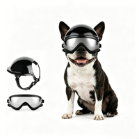 Lunettes de protection coupe-vent pour animaux de compagnie, lunettes pour chien, protection UV, accessoires pour casque de moto, pour chiens de taille moyenne à grande