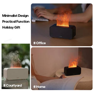 Nouvel humidificateur et diffuseur d'aromathérapie à flamme de simulation - Product Image 3