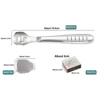 Lima de Pies MIMU de Acero Inoxidable, Portátil, Ecológica, Duradera y de Alta Calidad, Herramienta de Pedicura Fácil de Usar, Removedor de Callosidades