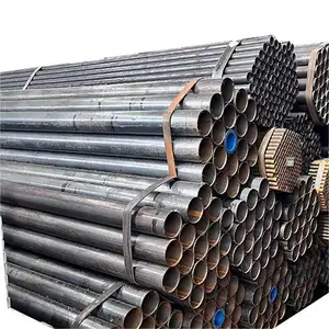 Black Carbon Steel Round Pipe Grade X56 X60 X70 Carbon Steel Tube