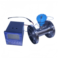 Medidor de Flujo de Líquido Industrial Digital con Turbina, Fuente de Alimentación de 24V, Salida de Pulso NPN/PNP, Alta Precisión