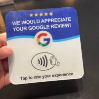 Carte de visite numérique NFC programmable avec code QR, étanche, 13,56 MHz, pour Instagram, Facebook, Google, avis numériques sans contact