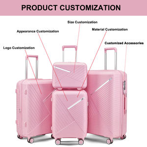 יצרן סיטונאי באיכות גבוהה נסיעה מטען גלגל abs עיצוב תא מטען סט של 4 יוניסקס - Product Image 2