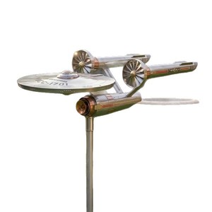USS Enterprise NCC-1701 เครื่องหมุนลมสวน อลูมิเนียมอัลลอยด์ ของตกแต่งภายนอกธีมสตาร์เทรค - Product Image 3