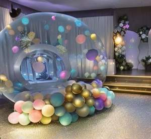 Maison extérieure de rebond de tente gonflable blanche commerciale de dôme pour la décoration gonflable d'amusement de <span class=keywords><strong>ballon</strong></span> de noce - Product Image 4