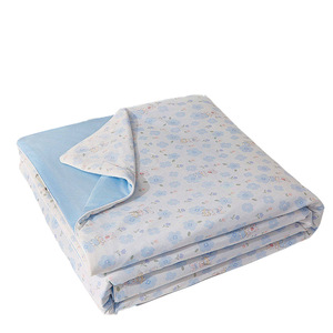 Summer Cooling <b>Quilt</b> Printed Polyester Cotton Breathable Thin <b>Quilt</b> For Home Summer Use <b>Single</b> Double Size - Product Image 2