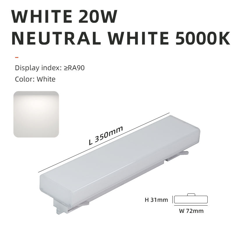 L350mm/20W/5000k