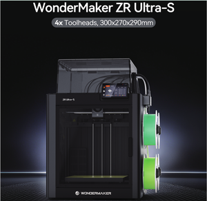 Impresora 3D WonderMaker ZR ultra S con Código Abierto, Impresión Multicolor, Cambio Rápido de Material, 300*270*290mm - Product Image 2