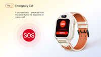 Reloj Inteligente TM12 para Niños al por Mayor, Personalizado, con Tarjeta SIM 4G, GPS, Cámara, Videollamada, para Niños de 8 a 12 Años, Relojes Inteligentes para Niñas y Niños