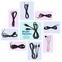 Cable de Extensión USB Macho a Macho de Cobre Desnudo con Núcleo de Ferrita, 100 cm, 24+28AWG, 4 Hilos, Cable de Carga y Datos USB
