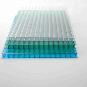 Feuille de <span class=keywords><strong>polycarbonate</strong></span> de 10mm <span class=keywords><strong>12mm</strong></span> 16mm pour l'usage extérieur Plaques creuses de lucarne de dôme en plastique transparent pour l'impression - Product Image 2