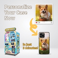 Máquina expendedora profesional de impresión de carcasas de teléfono móvil Zero, máquina personalizada para carcasas de teléfono con pago en efectivo, tarjeta y QR para plazas comerciales.
