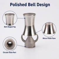 Boquilla de Chorro para Fuente de Agua en Cascada de Acero Inoxidable, Diseño Moderno, Decorativa para Exteriores, Ecológica, Duradera, No Ajustable