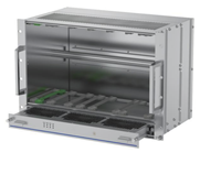 Système de refroidissement personnalisable RDEKONO en aluminium 1U, ventilateur de rack de serveur thermostaté à 2 unités, numérique