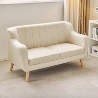 Nouveau Bestseller Viral 2026 : Canapé de Luxe Rembourré Style Nordique Moderne Minimaliste avec Structure en Bois pour Salons, Hôtels et Villas