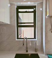 Fenêtre à battants en verre trempé insonorisée de haute qualité au design moderne pour la maison Fenêtres à guillotine simple en aluminium