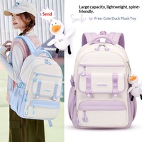 Tas Ransel Anak Sekolah Dasar Kapasitas Besar Bestseller Tali Bahu Melengkung Bahan Oxford Ringan Tahan Air