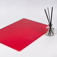 Plaque acrylique colorée haute brillance PMMA Perspex, épaisseur et dimensions personnalisées pour affichage, signalétique, décoration de meubles