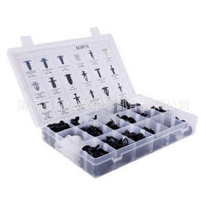 Nylon Car <b>Bumper</b> Fasteners 620pcs 16 Types For Repair Replacement Auto <b>Clips</b> Kit - Product Image 1
