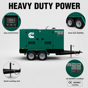เครื่องกำเนิดไฟฟ้าดีเซลแบบเงียบ UK PERKINS 30kw 40kw 50kw 80kw 90kw 100kw ขับเคลื่อนด้วยเครื่องยนต์ Cummins Weichai Yuchai Deutz Kofo - Product Image 4