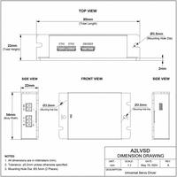 Controlador de Servo Universal de Bajo Voltaje Hirobot con 1 Año de Garantía, A2LVSD 24V-60VDC, Ligero (0.5kg), Producción Rápida, Guangdong