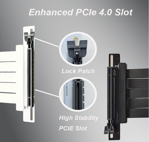 <span class=keywords><strong>สาย</strong></span>ต่อขยายการ์ดจอ 31 คอร์ <span class=keywords><strong>PCIe</strong></span> <span class=keywords><strong>4.0</strong></span> X16 แบบ 90 องศา ความเร็วสูง 64GB/s ชุบเงินป้องกันสัญญาณรบกวน สำหรับ ITX PC - Product Image 4
