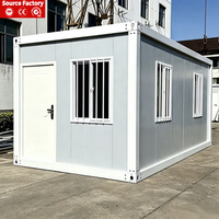 Conteneur modulaire préfabriqué de 20 pieds à structure galvanisée, haute résistance, démontable et à emballage plat
