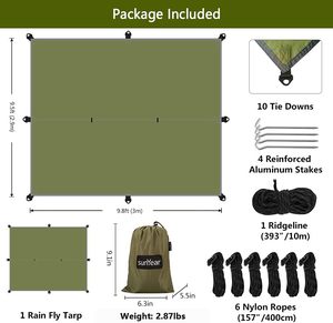 Tenda da campeggio all'aperto <span class=keywords><strong>per</strong></span> tenda da pioggia impermeabile in Nylon <span class=keywords><strong>per</strong></span> tenda da campeggio telone laterale <span class=keywords><strong>per</strong></span> <span class=keywords><strong>auto</strong></span> - Product Image 6