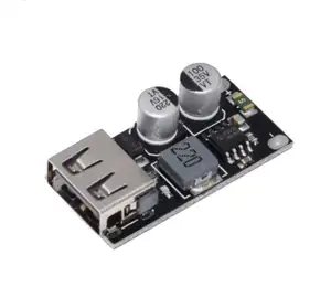 Módulo reductor de carga QC3.0 QC2.0, convertidor de DC-DC USB, 6-32V, 9V, 12V, 24V a placa de circuito de carga rápida