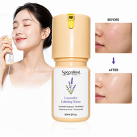 Spray à la lavande biologique 60 ml - Eau florale, rafraîchissant, anti-pollution, tonique apaisant pour la peau