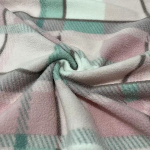 Sợi dệt kim 160GSM 100% <span class=keywords><strong>polyester</strong></span> cả hai bên chải và một bên chống Đóng cọc in vải lông cừu cực cho quần áo - Product Image 5