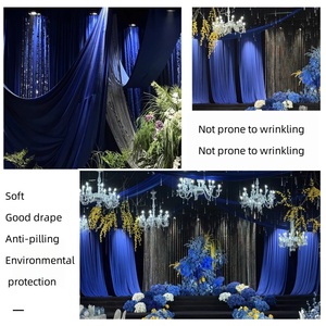 Cortinas Azules al Por Mayor - Ideales para Decoración de Fiestas Infantiles y Cortinas Decorativas - Product Image 4