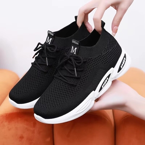 Chaussures de sport pour femmes, baskets à tige en tissu Fly Weave, décontractées, pour la course à pied, vente en gros - Product Image 2