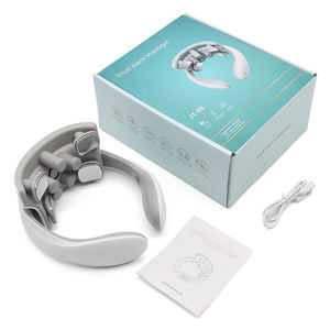 Portatile senza fili Vertebra <span class=keywords><strong>Relax</strong></span> massaggio riscaldamento impacco caldo decine dispositivo elettroterapia collo cervicale massaggiatore - Product Image 6