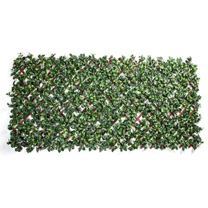ZC 2024 populaire extensible en plastique artificiel clôture de jardin feuilles de <span class=keywords><strong>laurier</strong></span> treillis buis tapis lierre intimité <span class=keywords><strong>haie</strong></span> herbe Type - Product Image 1