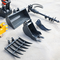 Accessoires de mini-excavatrice Powston, accessoires de haute qualité pour petites excavatrices |   Certifié EPA, certifié CE, tonnage de 1 à 4 tonnes, 1 an