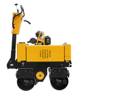 Compacteur vibrant mini-rouleau compresseur routier 0,8 tonne, à conducteur marchant, avec moteur diesel ou essence, directement de l'usine