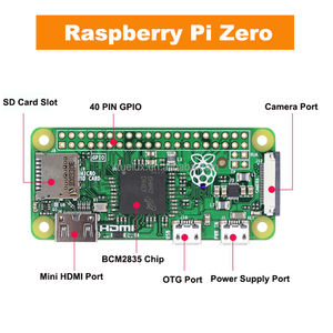 Cartes de développement <span class=keywords><strong>Raspberry</strong></span> <span class=keywords><strong>Pi</strong></span> <span class=keywords><strong>Zero</strong></span> 1GHz CPU 512 Mo de RAM V1.3 Vente en gros Original Nouveaux ordinateurs à carte unique <span class=keywords><strong>Pi</strong></span> 0 RPI Version 1.3 - Product Image 2